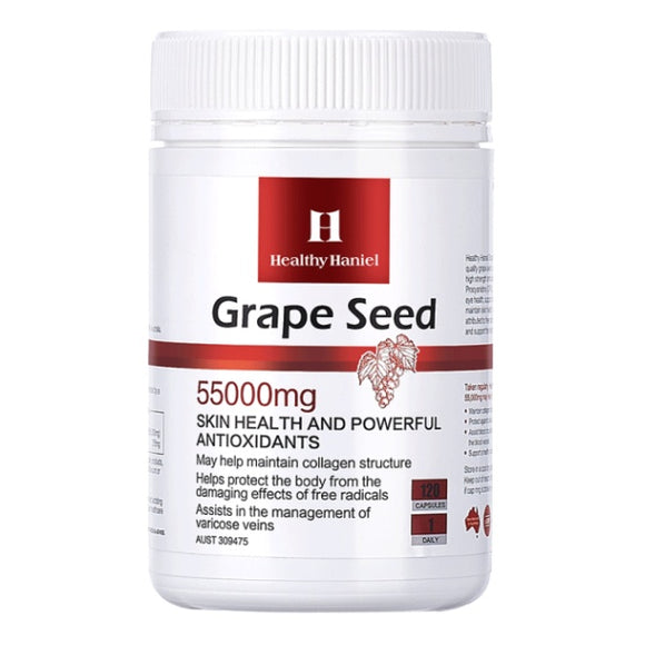 Healthy Haniel Grape Seed 55000mg 120 Capsules